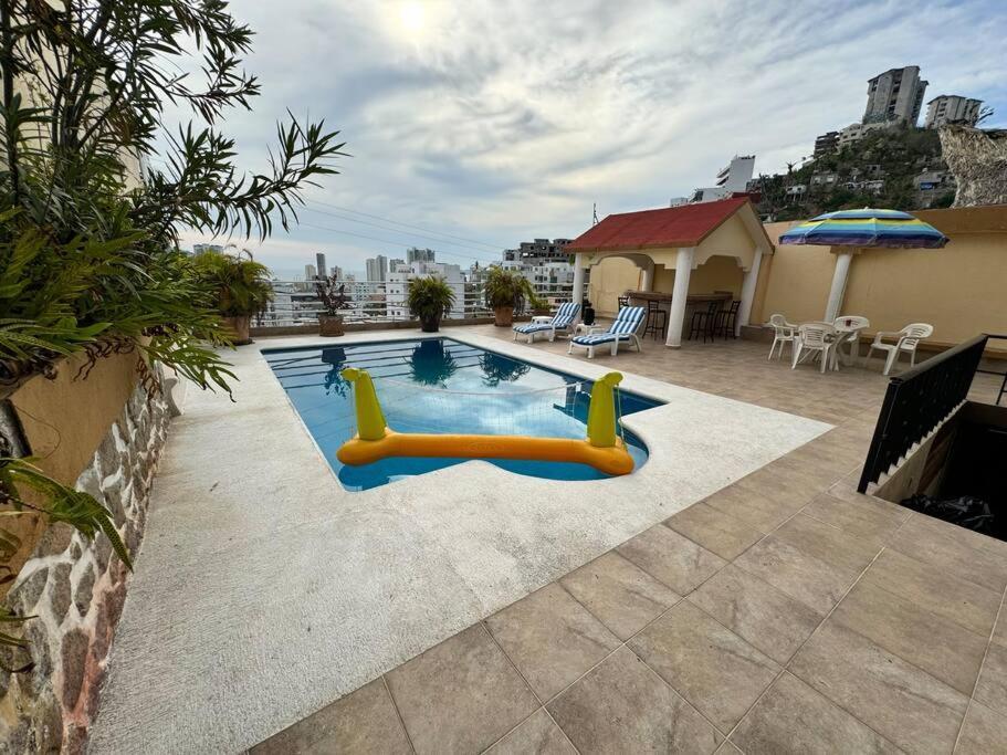 Blue Coast With Pool And Ocean View 10 To 35 P Villa Acapulco Kültér fotó